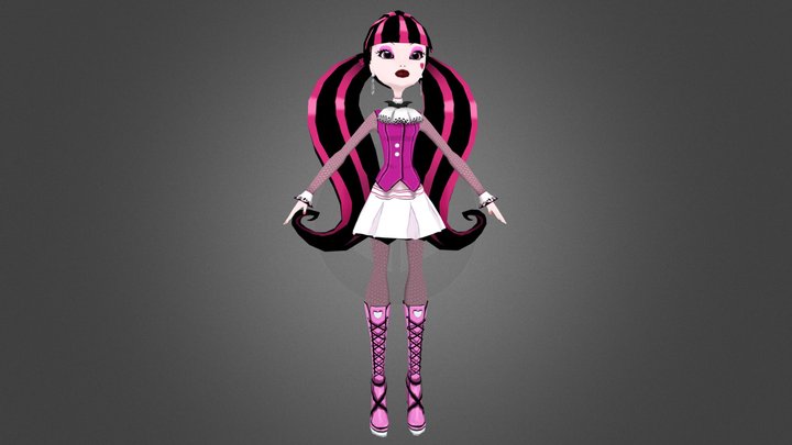 Monster High poly 3D model