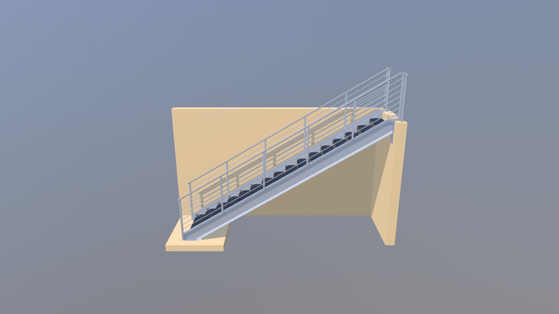 Exterior Stair MODEL Majestic Rim - 3D model by ryanpendarvis [a90af9f ...