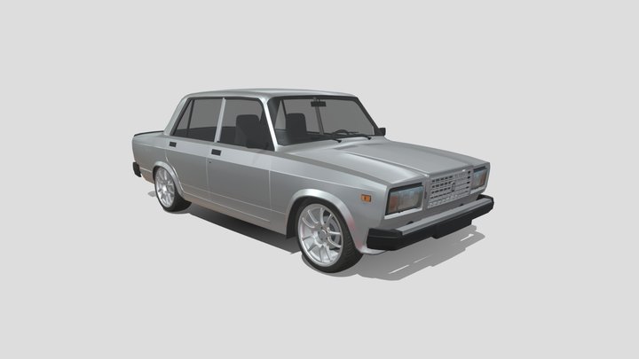 Lada 2107 tun 3D Model