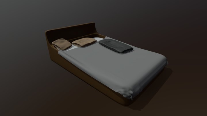 кровать 3D Model