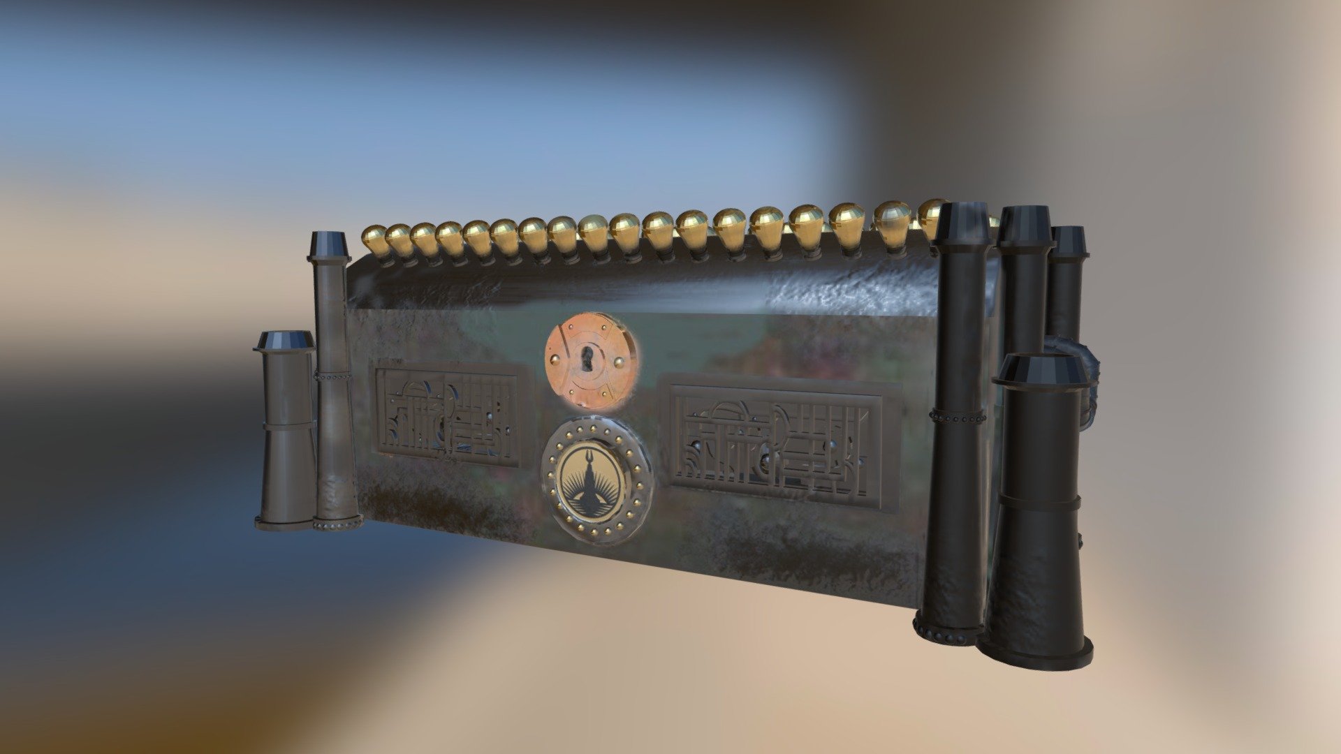 Bioshock inspired crate