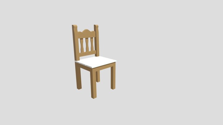 wooden chair 3D Model