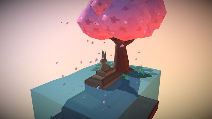 Rabbit Shrine 3D Model