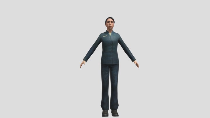 female-01 3D Model