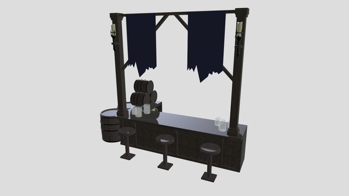 MedievalBar 3D Model
