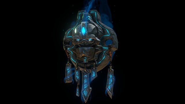 DarkSiders 2 stone head 3D Model