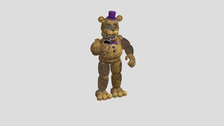 unwithered-fredbear-the-bear 3D Model