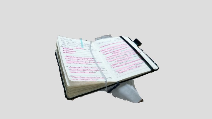Note book 3D Model