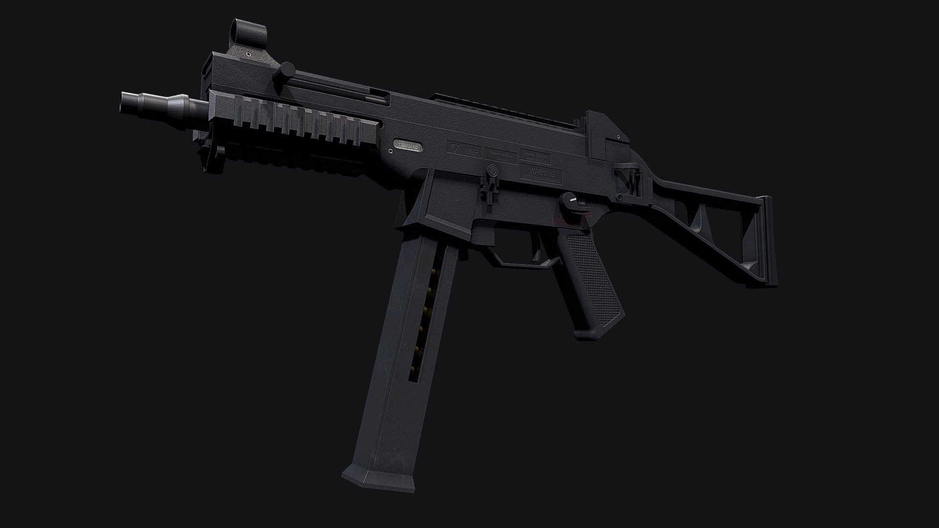 UMP45 - Buy Royalty Free 3D model by Foxx Assets (@FoxxAssets) [a913a52 ...