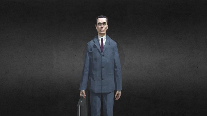 Gman Half-Life 2 – Kostenloses 3D-Modell STL