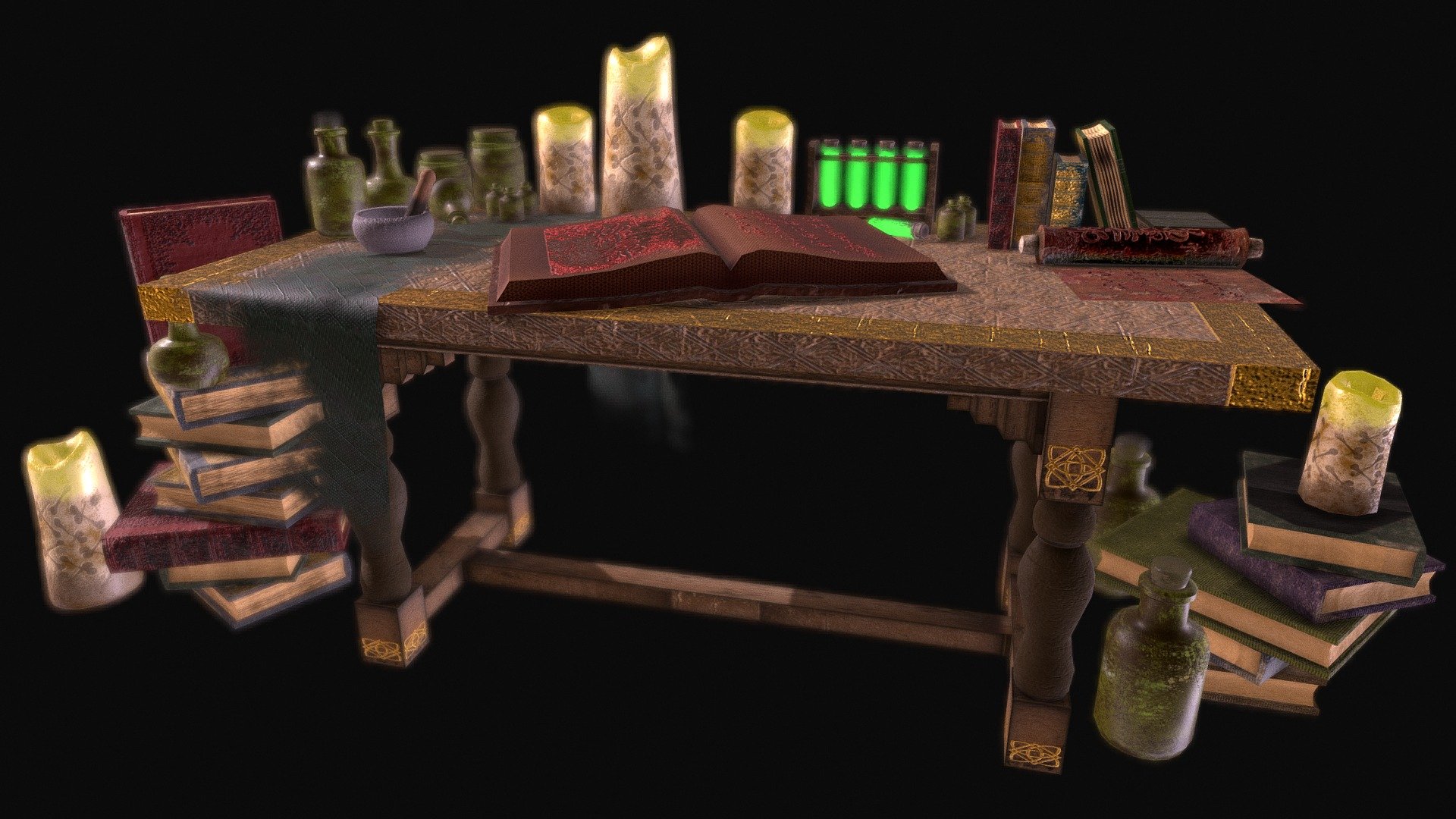 Pirate Table - 3D model by chrisstahlart [a914b41] - Sketchfab