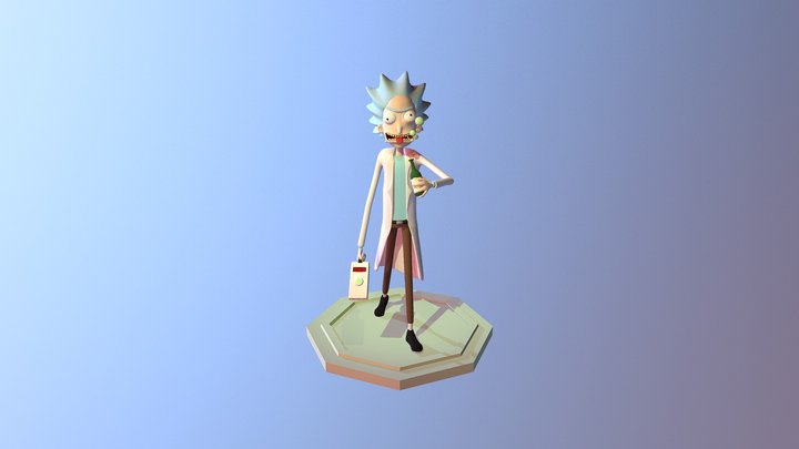 Rick Sanchez 3D Model