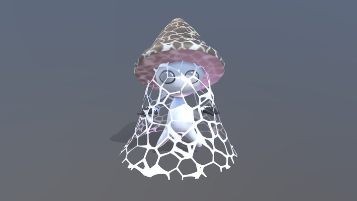 Mushroom Enemy 3D Model