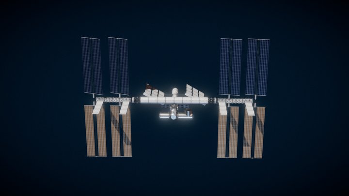 3December 2021 - International Space Station – Free 3D Model STL