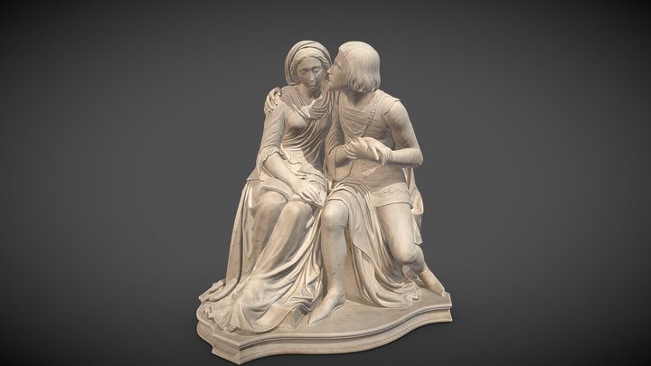 Paolo et Francesca da Rimini 3D Model
