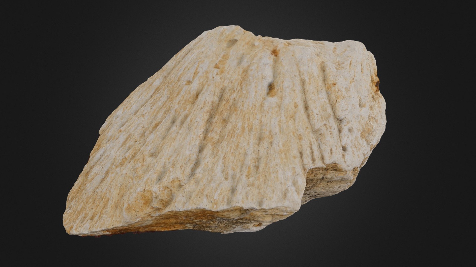 Shatter cone rock (47Mo, 0.20xV, 1.00xIR) - 3D model by Théobald GUFFON ...