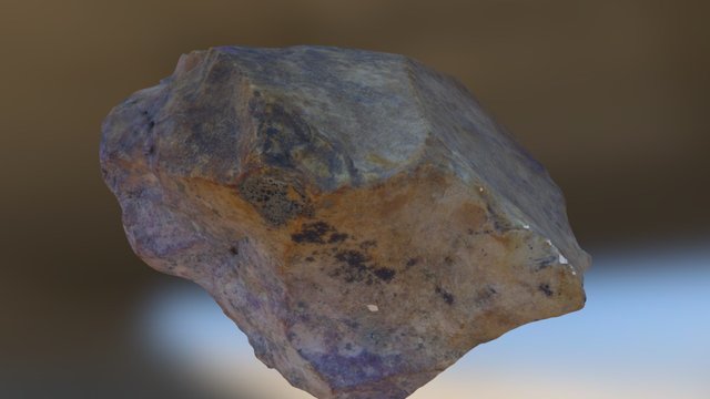 Nucléus-silex Tertiaire-Fabas, Ariège, France 3D Model