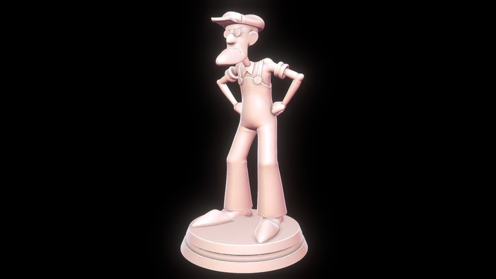 Eustace Bagge -Courage the Cowardly Dog 3D print 3D Model