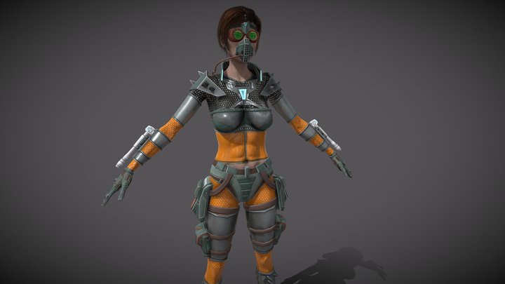 Galactic Adventurer 01 (Modular) 3D Model