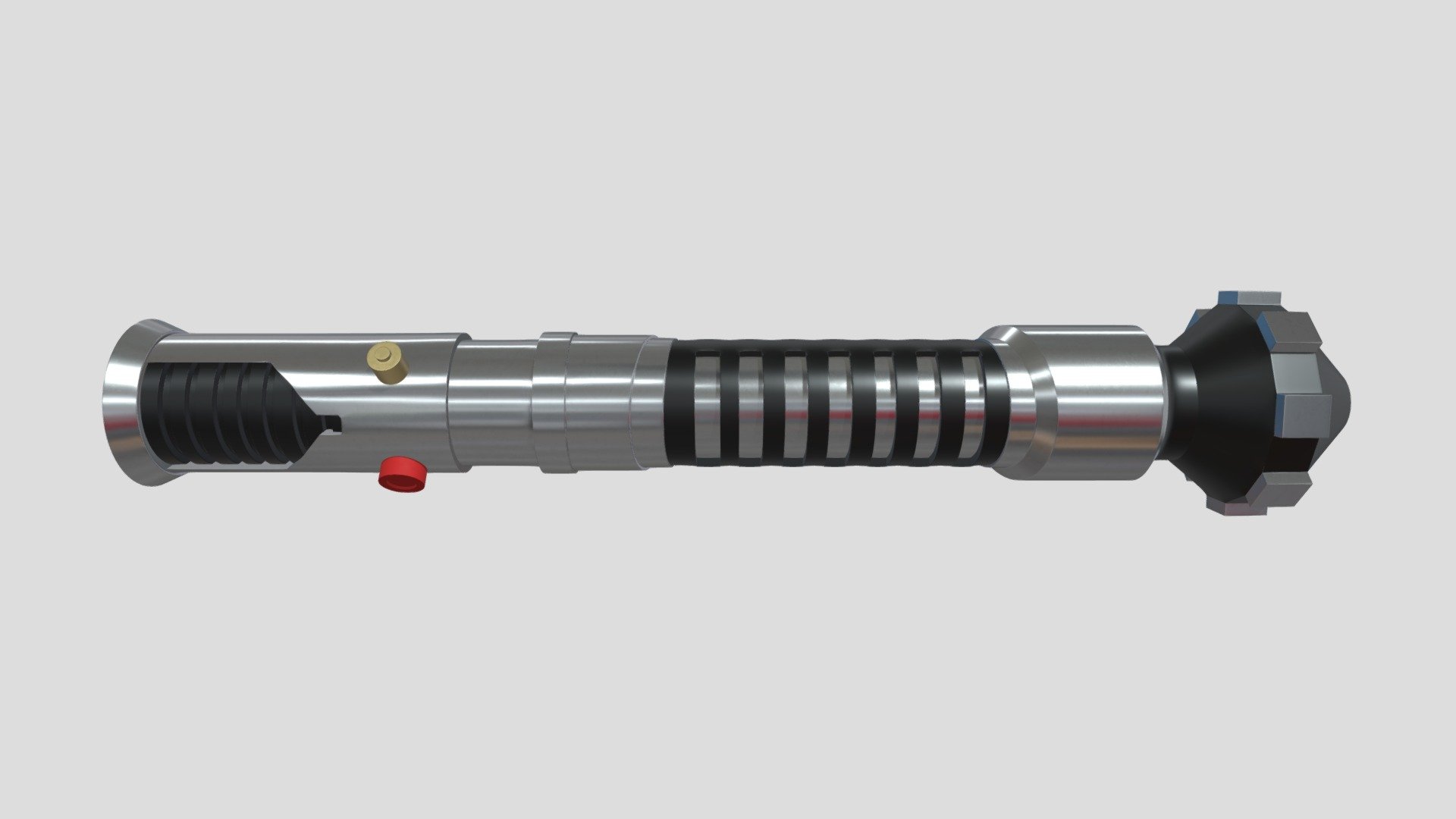 ObiWan's Lightsaber 3D model by Oliver Ebsworth (oebsworth