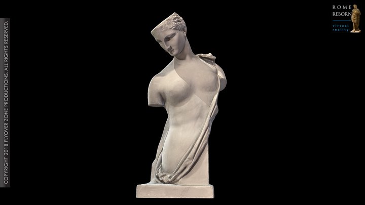 3D rendering of Psyche of Capua