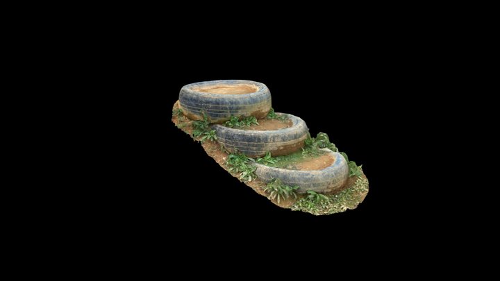 tires on the ground 3D Model