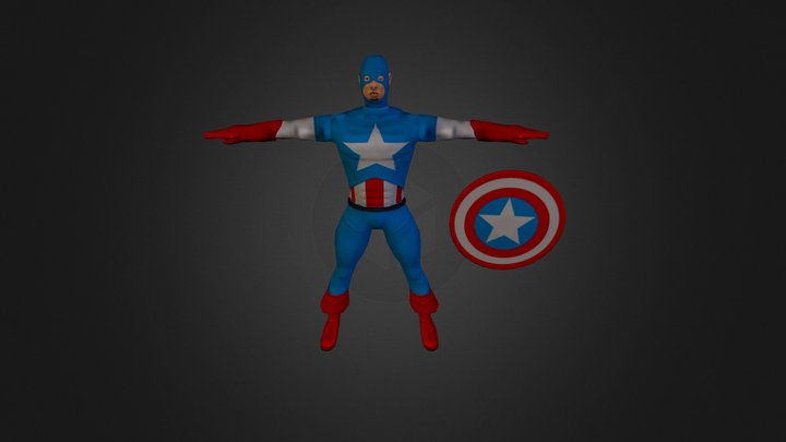CaptainAmerica 3D Model