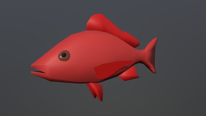 Snapper-fish 3D models - Sketchfab