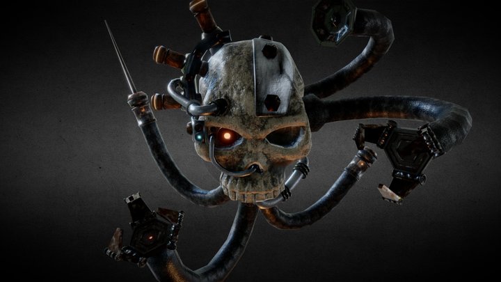 Servo-skull 3D Model