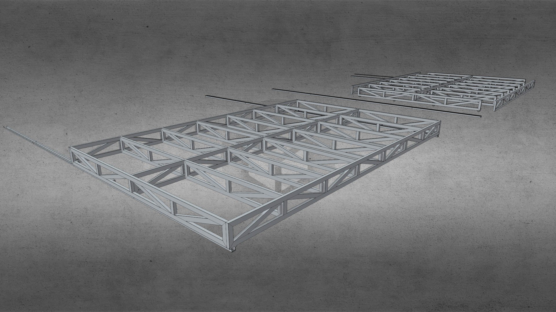 Structura capac piscina