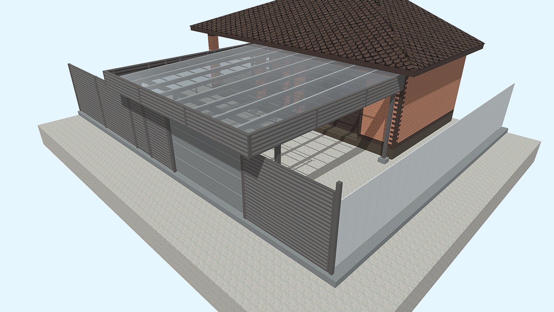 137 Навес монолит — Sketchfab embed 3D viewer