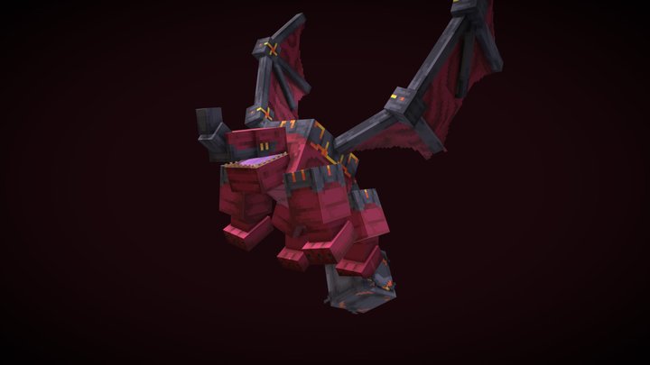 Infernal Dragon 3D Model