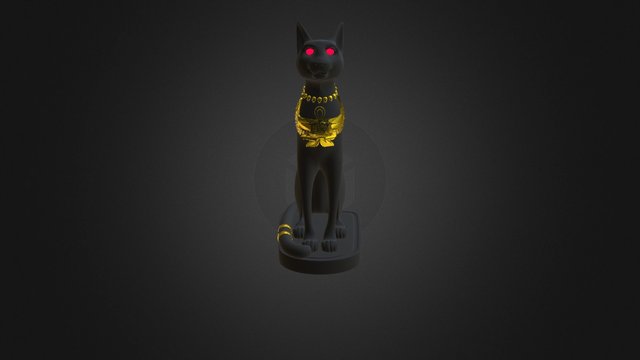 egypt cat 3D Model