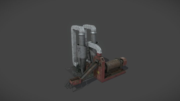 Old Machinery 3D Model
