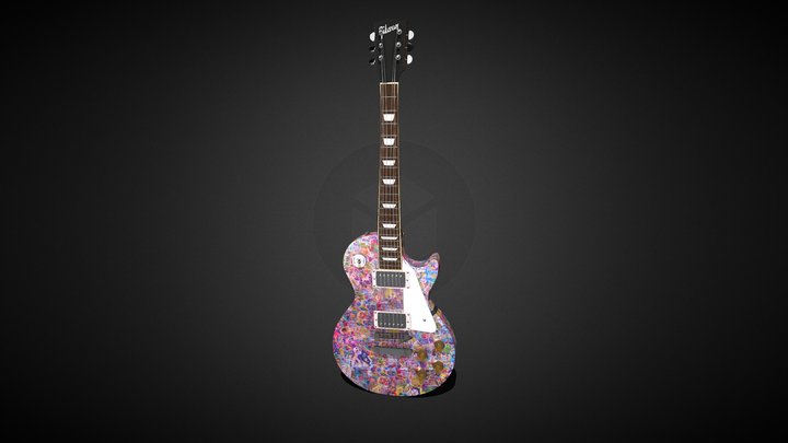 Meta Dead's Guitar -"Frankie" 3D Model