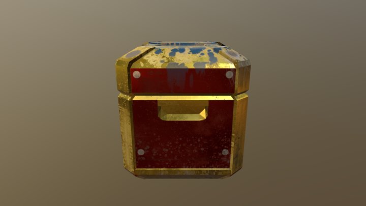 Gart 130 Task 2 (Sci Fi Crate) 3D Model