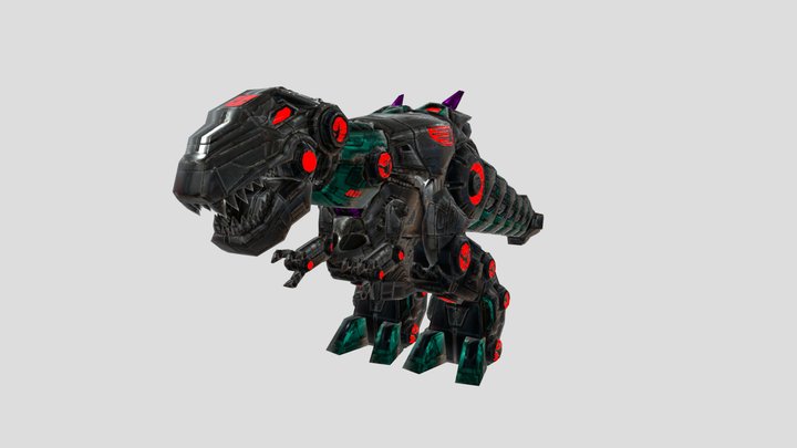 Crosswise (FOC) Dino form 3D Model