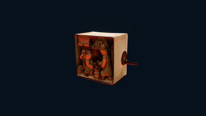 WWII Toy - Miners from West Germany "Ruhrgebiet" 3D Model