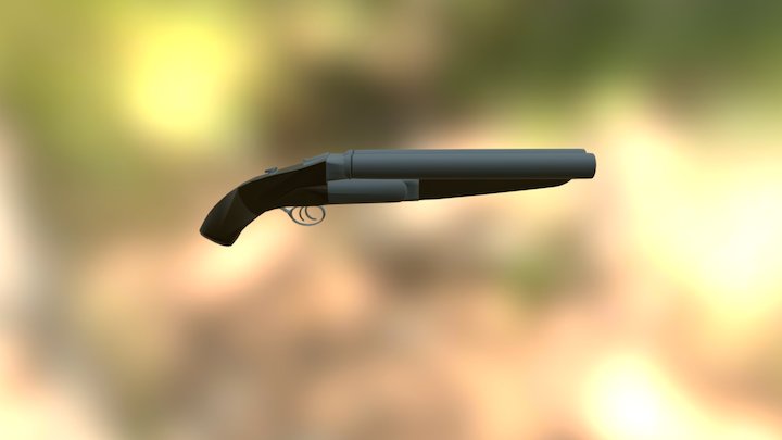 Shotgun Smooth 3D Model