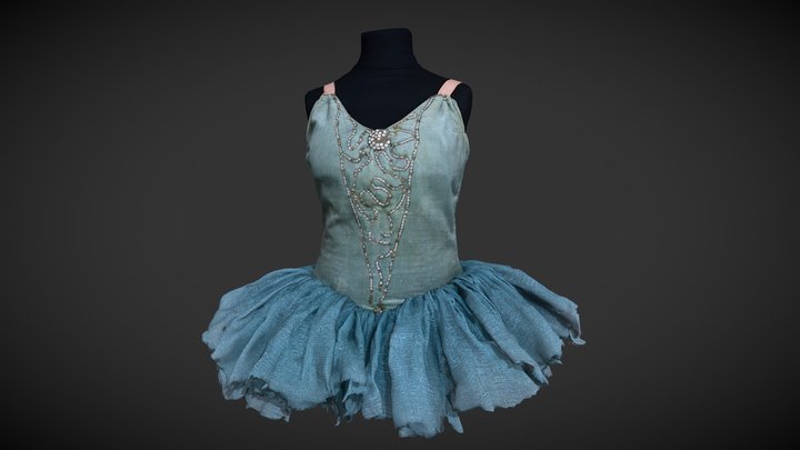 Ballet costume, tutu 3D Model