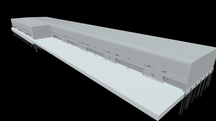 Logística - 30 mil m² 3D Model