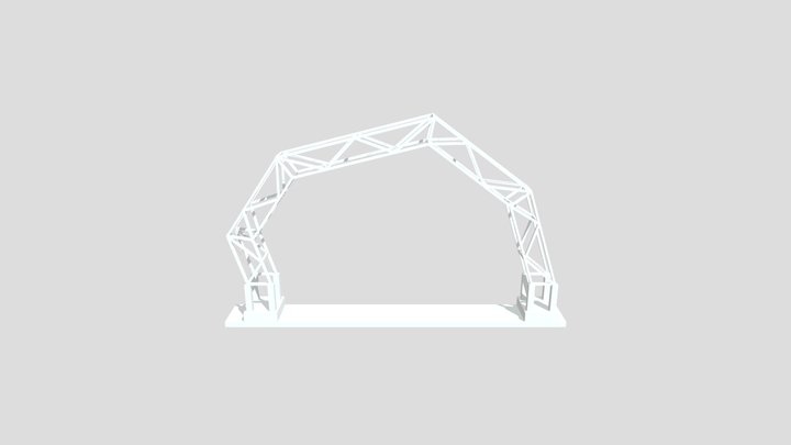 SESC CE PÓRTICO EM ARCO 3D Model