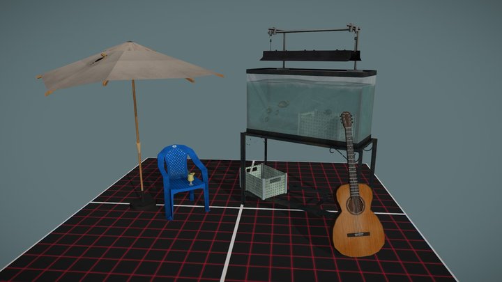 DAE 5 Finished props - By the Ocean 3D Model