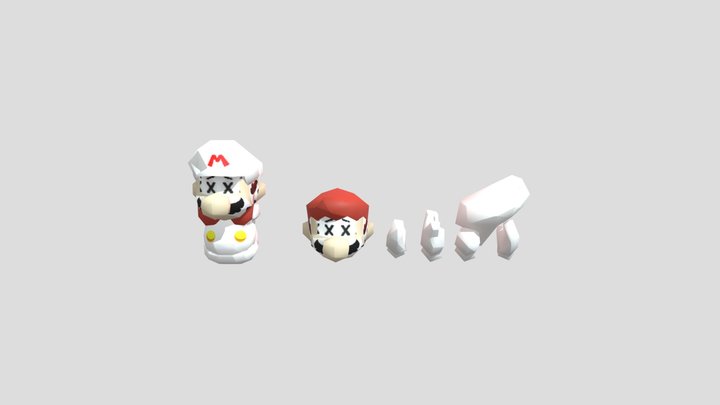 Mario Base 3D Model