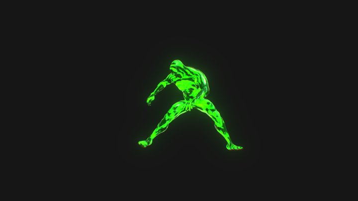 Animated Radioactive Man - Rigged Basemesh – Free 3D Model STL