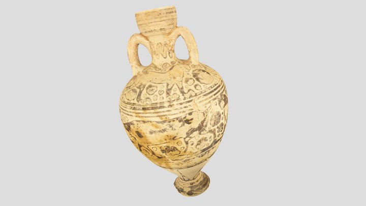 Corinthian Amphora 3D Model