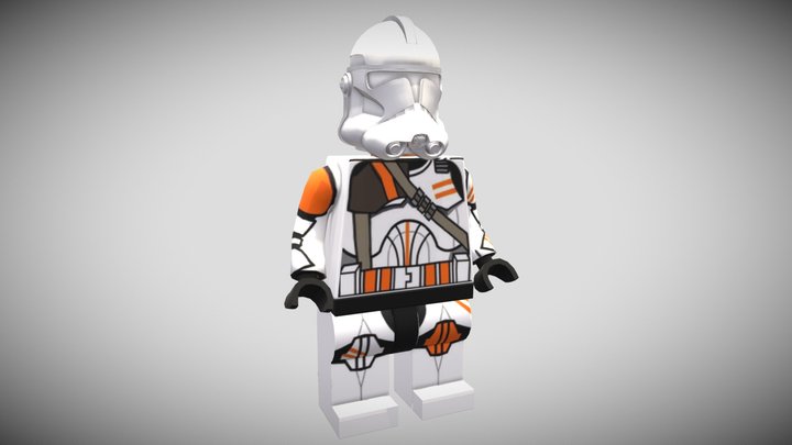 Clone Trooper Lego 3D Model