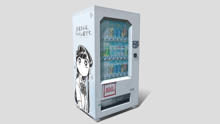 Komi San vending machine 3D Model