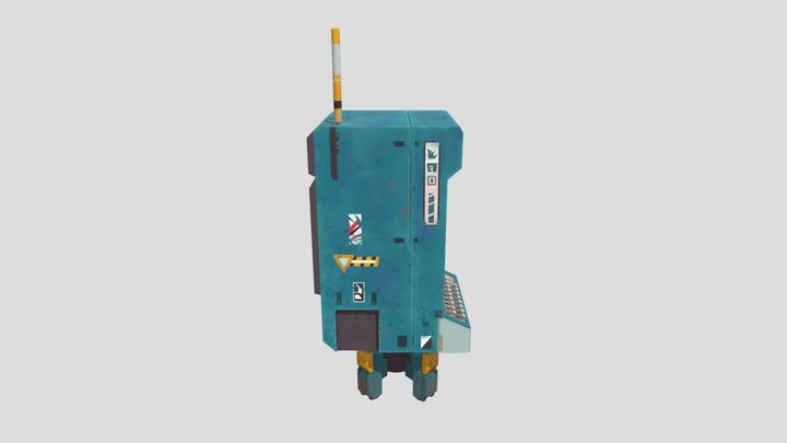 Media Bot 3D Model