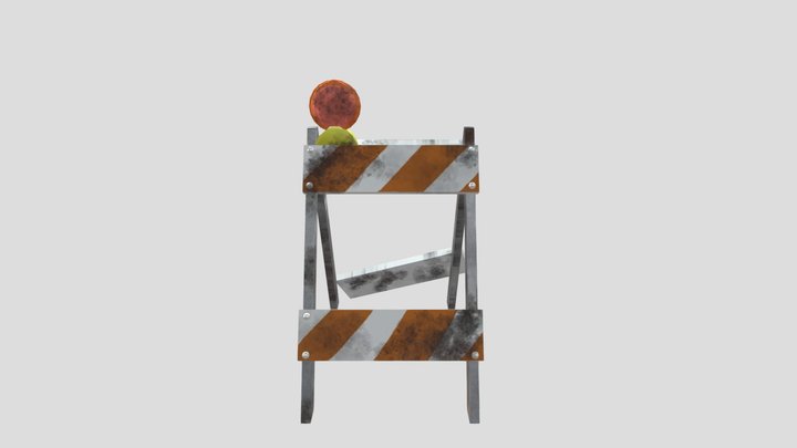 Decrepit type II barricade 3D Model